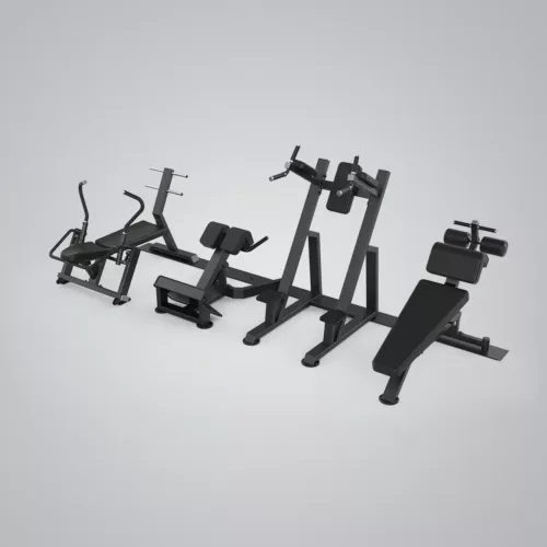 DHZ Fitness | Benches, Core Circle, U3058SJ, Belly, Back, CORE CIRCLE - L LINE with 4 benches -