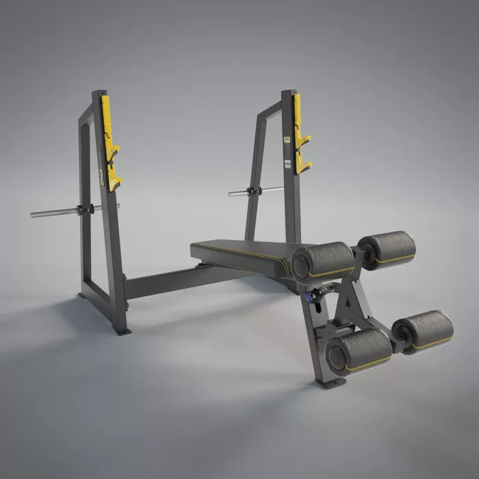 DHZ Fitness | Benches, Evost 2, Evost II, A3041, Chest, EVOST II - Olympic Decline Bench-