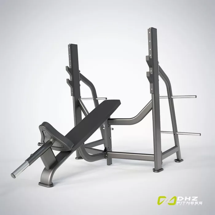 DHZ Fitness | Benches, Fusion Pro, E7042, Chest, FUSION PRO - Olympic Bench Incline-