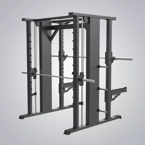 DHZ Fitness | Plate Loaded, JN2063, DUAL, EVOST II - powerrack smith machine combo -