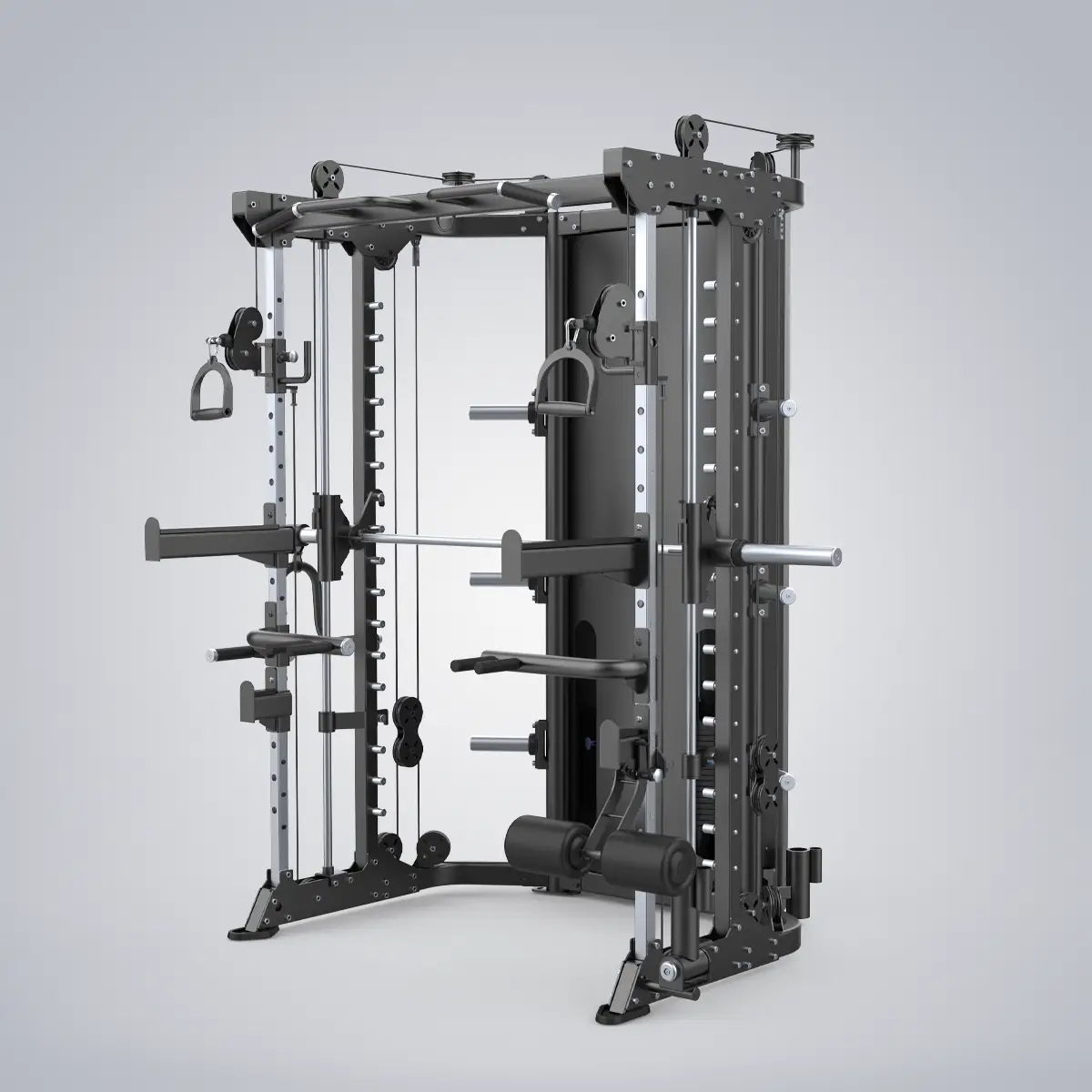 DHZ Fitness | Racks, E6247, DUAL, CROSSTRAINING - functional smith machine all in one machine -