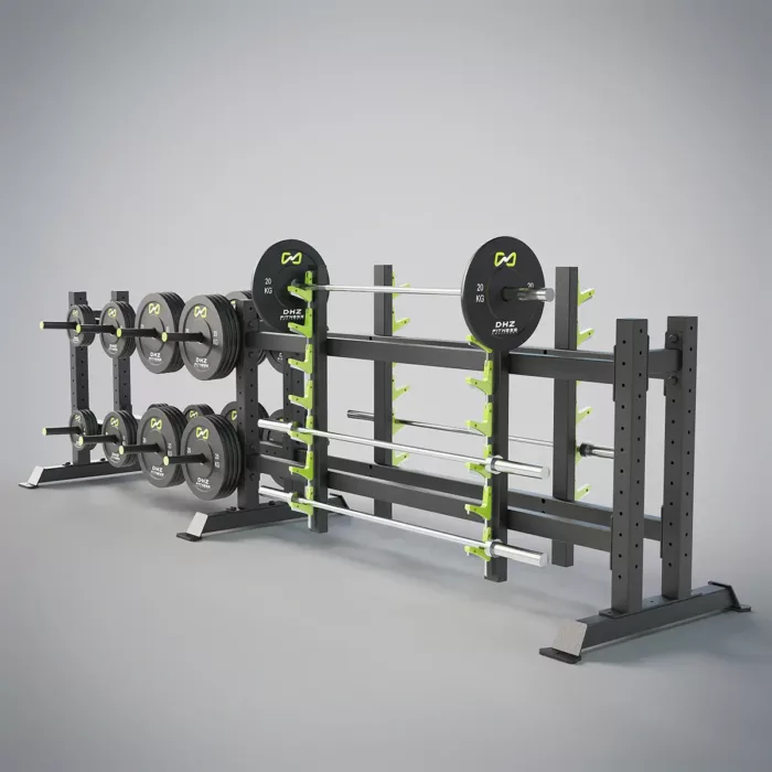 DHZ Fitness | Storage Racks, E6230, CROSSTRAINING - Disk & Bar rack-